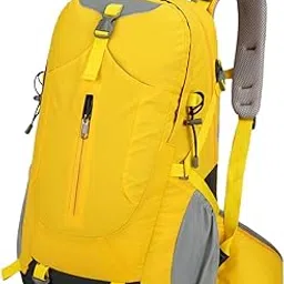 JAZZY PEARLS® Hiking Backpack Comfortable Rock Climbing Backpack for Hiking Travel Yellow|Sporting Goods|Outdoor Sports|Camping & Hiking|Hiking Backpacks|Backpacks|1 Climbing Backpack-image-1