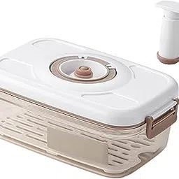 MERISHOPP Vacuum Refrigerator Organizer Food Storage Box for Kitchen Refrigerator-picture-14