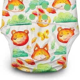 A Toddler Thing Ultra Diaper with 1 Heavy Wetter Insert - IT Woods | Reusable Cloth Diaper | Waterproof & Washable | For 6 kgs – 15 kgs | Breathable & Prevents Leakage | Lasts up to 10 hours-picture-27