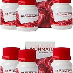 Ironmate Powder – Patent-Filed Clinically Proven Iron Supplement | First-of-its-Kind Waterless Formula | Two Full Course - 2X3 Month Packs' | Smallest Dose | Max Absorption | Consume Directly or Blend with Food & Beverages-picture-29