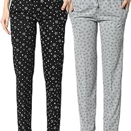 mack jonney Women Cotton Blended Regular Fit Track Pants(Pack of 2)-D1__NVY__PRT__1Mlg__02-P-picture-51