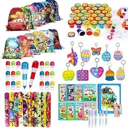 SNAPTRON Return Gifts For Kids-60Pcs Return Gift For Kids Birthday 10 sets each| Return Gifts For Kids Age 4 5 6 7 8|Birthday Return Gifts For Kids Girls Boys| Best Combo Gift Items for kids-picture-10