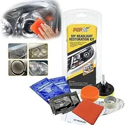 UniQMart® Restore Car Headlights to Like-New Condition: Scratch & Yellowing Repair Kit-image-78