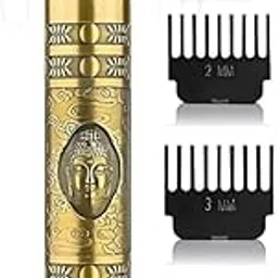 Drumstone (𝐒𝐩𝐞𝐜𝐢𝐚𝐥 𝟏𝟓 𝐘𝐞𝐚𝐫𝐬 𝐖𝐚𝐫𝐫𝐚𝐧𝐭𝐲) Professional Cordless Buddha Style Hair Clipper with T-Blade, Rechargeable Electric Beard & Body Trimmer, 4 Guide Combs, Portable-image-50