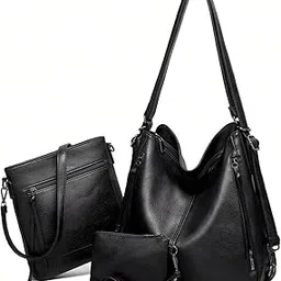 radhe wardrobe Backpack Purse for Women – Faux Leather Hobo Tote Satchel Shoulder Handbag, Stylish & Lightweight Daily Bag-picture-44