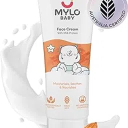 Mylo Baby Cream for Face 100 gm | Dermatologically Tested | Made Safe Certified | Nourishes and Brightens Skin | Soothes Skin Irritation | 24 Hours Moisturization-image-45