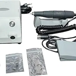 Marathonn M4 Professional Electric Nail Drill Machine, 2.35mm Collet, White, with Foot Control and Handpiece Stand-picture-37