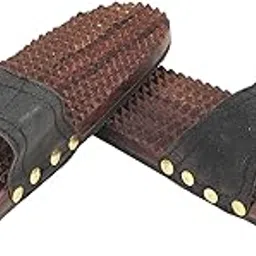 Karigar Creations Unisex Wooden Acupressure Foot Massager Slippers for Health & Relaxation Natural Brown Size UK 8-image-88