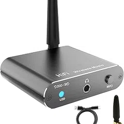 Bluetooth Receiver for Home Stereo, DAC Bluetooth 5.3 Adapter with RCA/Optical/AUX 3.5mm Output - Convert Wired Speakers to Wireless, Hi-Fi Audio Receiver for Old Stereo System (LDAC, Long Range) image 1