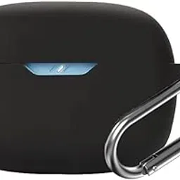 Reiox Soft Silicone Protective Case Cover Compatible with JBL Wave Beam 2 (Black)-picture-34