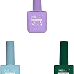 SWISS BEAUTY Professional UV Gel Nail Polish & Lasts Upto 21 Days, Super Glossy Finish, Non-Chipping, Non-Smudging, Quick Drying Nail Polish, Shade -14, 15 Ml & Shade -12, 15 Ml-picture-10