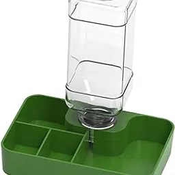 bnf® Reptile Feeder Terrarium Accessory Water Bowl for Gecko Snake Bearded Dragon Green Small-picture-13