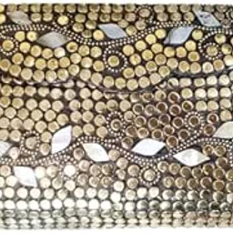 parato Gold and White Metal Bag Square style-picture-45