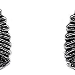 925 Silver Jewellery for Women Oxidised Vintage Jewel Art Push Back Stud Earrings Jewelry Handmade Antique Gift for men | 925 Stamp, Warranty & Authenticity Certificate-image-19