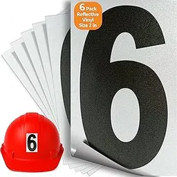 iSYFIX Black Vinyl Numbers 6 (SIX) Stickers - 6 Pack 2 inch - Premium Decal, White Background & Pre-Spaced for Mailbox, Signs, Window, Door, Cars, Trucks, Home, Business, Address, Indoor & Outdoor-picture-11