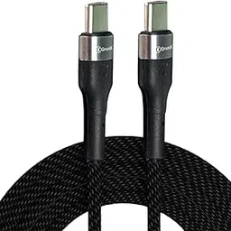 GrunX®Flash_100W Type C to Type C Charging and Data Transfer Cable | Compatible with iPhone, iPad, Samsung Galaxy, OnePlus, Mi, Oppo, Vivo | Super Durable Texture Braided | (2 Meter)-picture-16