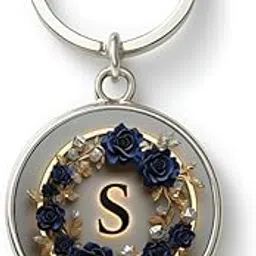 magical gifts Premium Alphabet & Initial Metal Keychain for Bags & Keys | Double-Sided | Personalized Initial Charm Keyring | Heavy-Duty Metal with Long-Lasting Print | Perfect for Gifting & Daily Use-picture-21