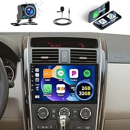 [2+32G] Android 13 Car Stereo for Mazda CX-9 2007-2015 with Apple Carplay&Android Auto,10.1 Inch Car Radio with Mirror Link Bluetooth FM/RDS Radio WiFi GPS SWC Dual USB+AHD Backup Camera-picture-15
