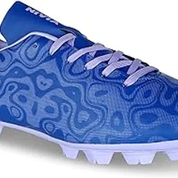Nivia Carbonite 5.0 Football Shoes for Men/Sports and Athletic Footwear with PVC Synthetic Leather Upper/Comfortable Football Shoes (Royal Blue) UK-4-image-20