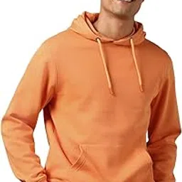 nobero Hoodies for Man | 280 GSM Rich Cotton Fleece Solid Hooded Full Sleeve Sweatshirt for Man | Stylish Casual Wear Winter Hoodies for Men-picture-31