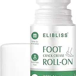 Elibliss Foot Crack Cream Roll-On with 20% Urea | Repairs Rough Skin & Heels | Exfoliates Dead Skin | Sulphate-Free | Safe for Daily Use | 50ml-image-90