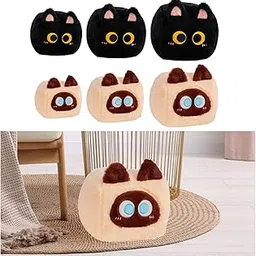 bnf Cat Plush Stuffed Toy Cartoon Cat Plush Pillow for Children Kids Party Favor Black S Baby | Toys for Baby | Plush Baby Toys-picture-16