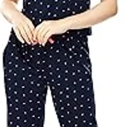 zeyo Women's Cotton Flash Printed Night Suit Set of Top & Pyjama 5312-picture-38