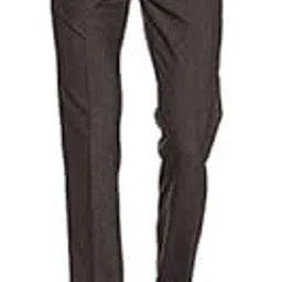 zee gold Men's Regular Fit Mini Checkered Trousers-picture-15