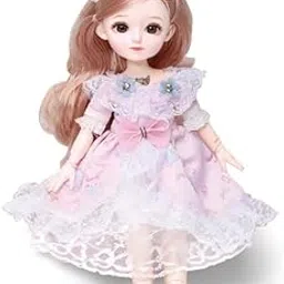 NISHAD CREATIONS Toys Cute Gorgeous Girl Doll Toy with Beautiful Dress & Elegant Eyes-picture-39