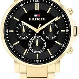 tommy hilfiger Quartz Multifunction Black Stainless Steel Strap for Men-TH1710589-picture-16