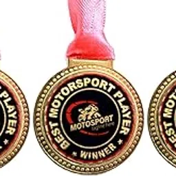 Medal | Gold Medal | Sports Medal | Winner Medal | Champion Medal |Medals Combo |Motor Sport Medal | Medal Pack of 3-picture-27