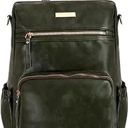 vismiintrend Leather Laptop Backpack for Women/Girls | Office/College/School/Travel | Stylish | Shoulder Bag With Adjustable Strap & Padded Sleeve For 14-Inch Macbook | Ladies Handbag | Gift for Woman image 1