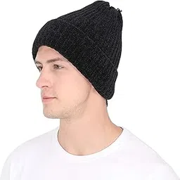 hiver Acrylic Winter Beanie Cap Warm Knit Cap Skull Cap-picture-67