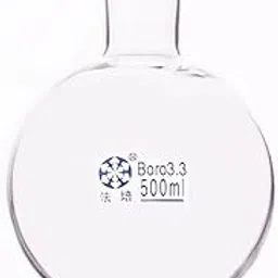 Boiling Flask Round Bottom,Short Neck,Capacity 500ml,Single Neck Round Flask,Thick Mouth Short Neck Round Bottom Flask-picture-24