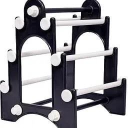 RSV Plastic Bangle Display Holder/Bangle Display Stand/Bangle Storage Organizer for Women (White and Blue)-picture-10