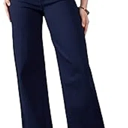 dolce crudo Women's Wide Leg High Rise Regular Stretchable Denim Jeans-picture-35