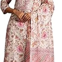libas Womens Printed Cotton Straight Kurta With Salwar and Dupatta-picture-43