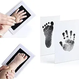 opriQ Baby Hand and Footprint kit, Infant Foot and Handprint, Hand Foot Impression Print DIY, No Touch, Safe Non Toxic Ink pad-picture-31