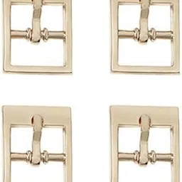 FABLOFT® 6x4pcs Center Bar Buckles Pin Single Prong Belt Buckle DIY Accessories Gold-picture-49
