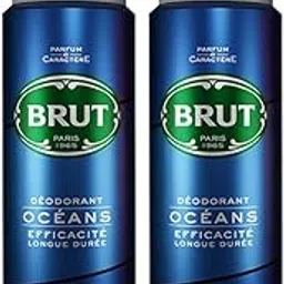 Brut Ocean Deodorant Body Spray for Men, Masculine Long-Lasting Deo with Fresh, Aquatic Fragrance, Imported, Deo Combo Pack of 2 (200ml Each)-picture-36
