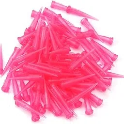 Ken Kou 20 Gauge Plastic Tapered Pinhead Glue Liquid Dispenser Needles Luer Syringe Needle Tip Dispensing Fill Needle for Oil or Adhesive Applicator Pink (Pack of 50)-picture-11