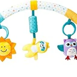 FABLOFT® Baby Stroller Arch Toy Plush Crib Accessories for Baby Bouncer Stroller Sloth-picture-20