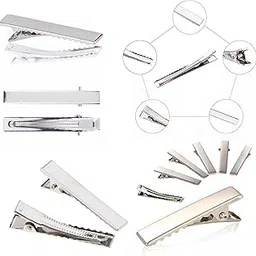 DK TRADERS Alloy Steel Alligator Hair Clips Pins For Diy Hair Accessorirs, Silver, 50 Pcs-picture-19