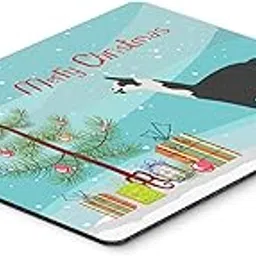 Caroline's Treasures BB9285MP Llama Q' Ara Christmas Mouse Pad, Hot Pad or Trivet, Teal for Home Office Gaming Working Computers Laptop Mouse Mat,Washable Large Mousepad-picture-28