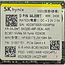 Mac-Axx™ 1024GB/1TB OEM-SK Hynix [Model No. - BC901, Form Factor - 2230, Gen - 4x4, Interface - PCIe Lane, Key - M-Key, Type - M.2 NVME SSD] | 365 Days Replacement Warranty-picture-40