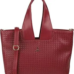 mochi Women Casual Faux Leather Satchel Bag with Adjustable Sling and Spacious Compartments-picture-15