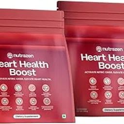 Nutrazen Heart Health Boost | L-Arginine, L-Citrulline Malate, Beetroot & Garlic Extract | Supports Healthy Circulation, Vitality & Energy | With Liposomal Vitamin C & Glutathione Antioxidant Formula - Pack of 2-picture-64