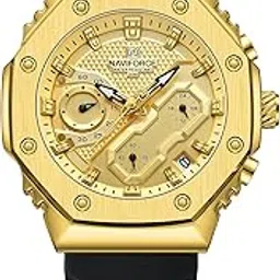 NF8035 Latest Fashion Designed Womens Watch with Chronograph Silicone Strap Analog Watch-image-30