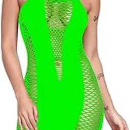 ssoshhub Lingerie Lovely Deep V Neck Teddy Babydoll Mesh Nightwear for Women Mesh Badydoll Fishnets Dresses See Through Lingerie Chemise Bodysuit One Piece-picture-42