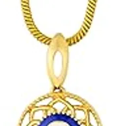 caratlane 14 Kt Yellow Gold Dreamier Evil Eye Diamond Pendant for Women-picture-21